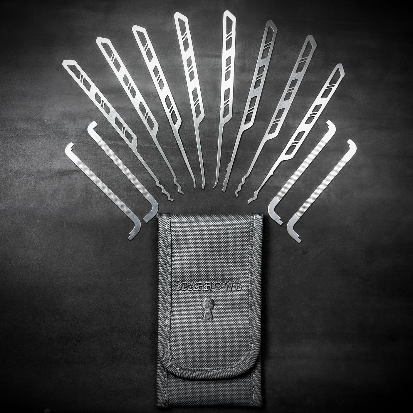 Sparrows Darkshift 13 Piece Lock Pick Set + Case - official Sparrows detail image