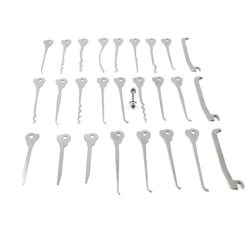 Dangerfield Skeleton Expansion Lock Pick Set Picks Detail