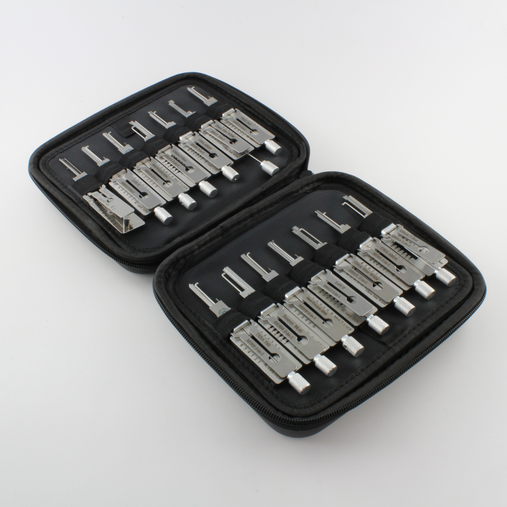 LISHI Lock Picks Heavy Duty Magnetic lock Pick Case, part of the Dangerfield Yale Lishi-Style Set