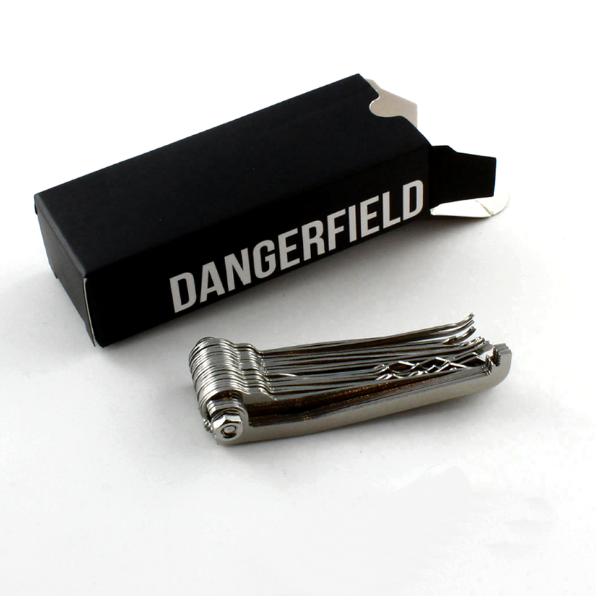 Dangerfield Skeleton EDC Expansion Lock Pick Set combined on Holder + Box