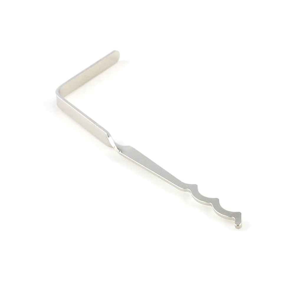 Triple Peak Bogota Lock Rake on a white background.