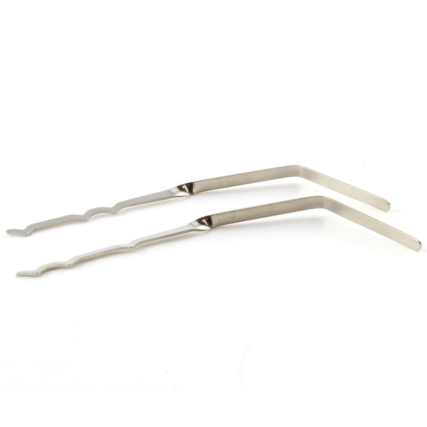 2 Dangerfield Soho lock rakes on a white background