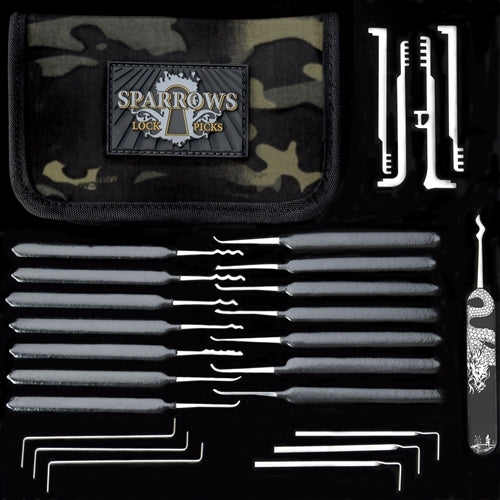 Sparrows VORAX complete professional cylinder lock pick access kit - official Sparrows product image