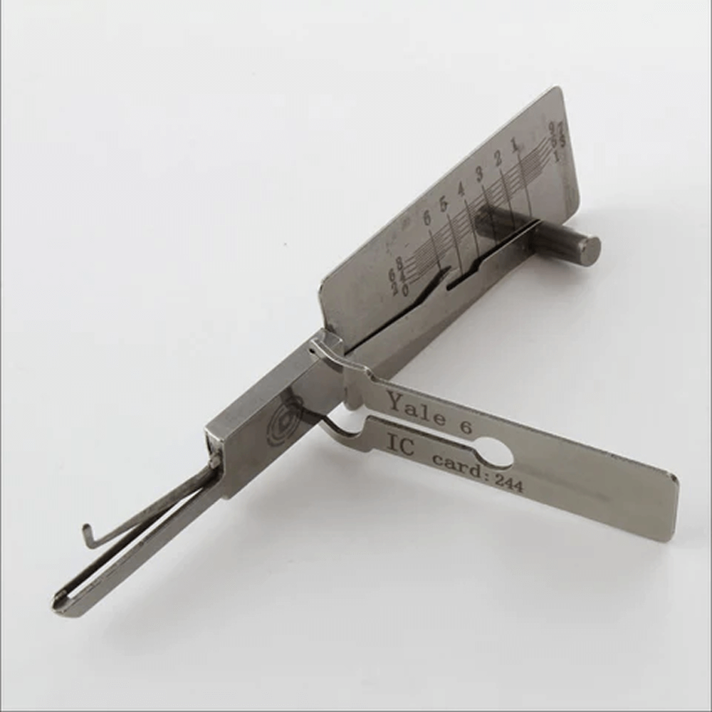Dangerfield Lishi-Style Lock Pick + Decoder for 5 + 6 Pin Yale (RIM CYLINDER), part of the Dangerfield Yale Lishi-Style Set