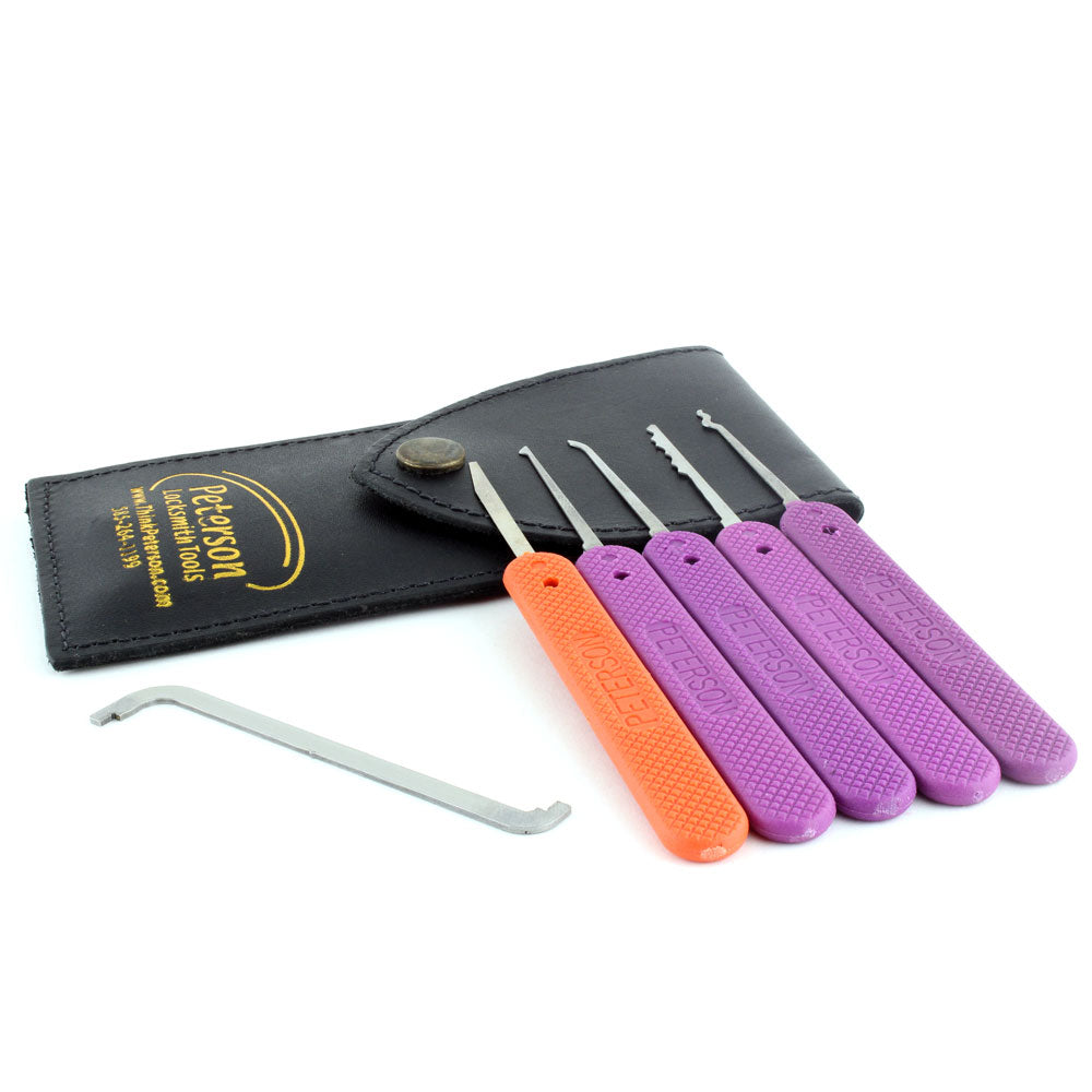 Peterson's BREACHER 0.018 Gauge Pro Euro Lock Pick Set - UKBumpKeys