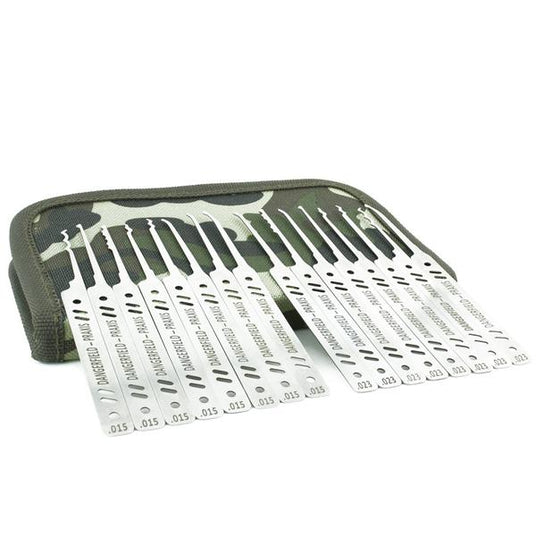 Dangerfield Praxis individual 0.023 lock picks set layout