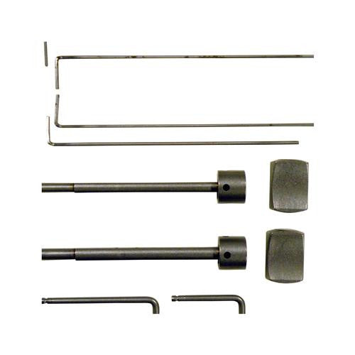 RB Locktools New Generation curtain mortice pick set with case close-up view
