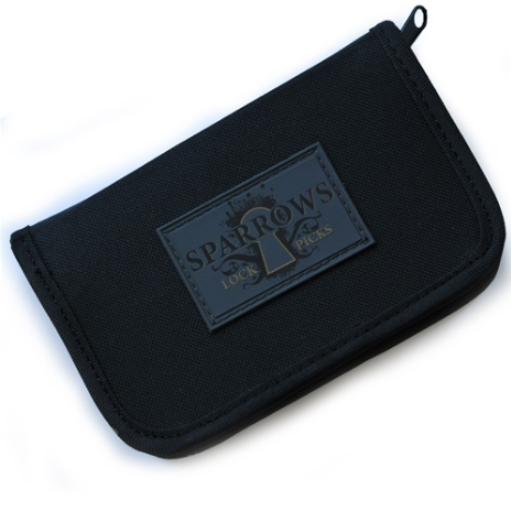 Sparrows Sherman large lock pick case close-up view