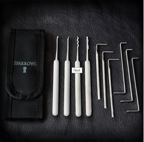 Sparrows Kick-Start Beginners Lock Pick Set + Case - UKBumpKeys