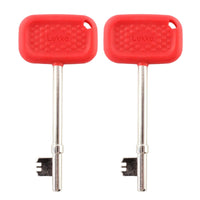 Lokko Disabled Toilet Keys x2 for NKS/RADAR Doors with Easy Turn Bow