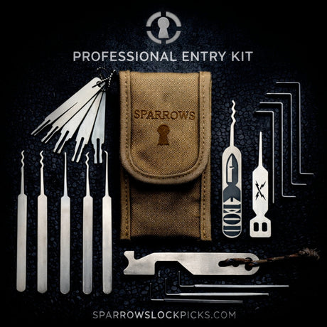 Sparrows Bomba Royale Slim Line Pick Set + Case - official Sparrows product image