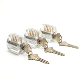 Dangerfield EUREKA Training Lock Set - 3 Progressively Harder Clear Locks