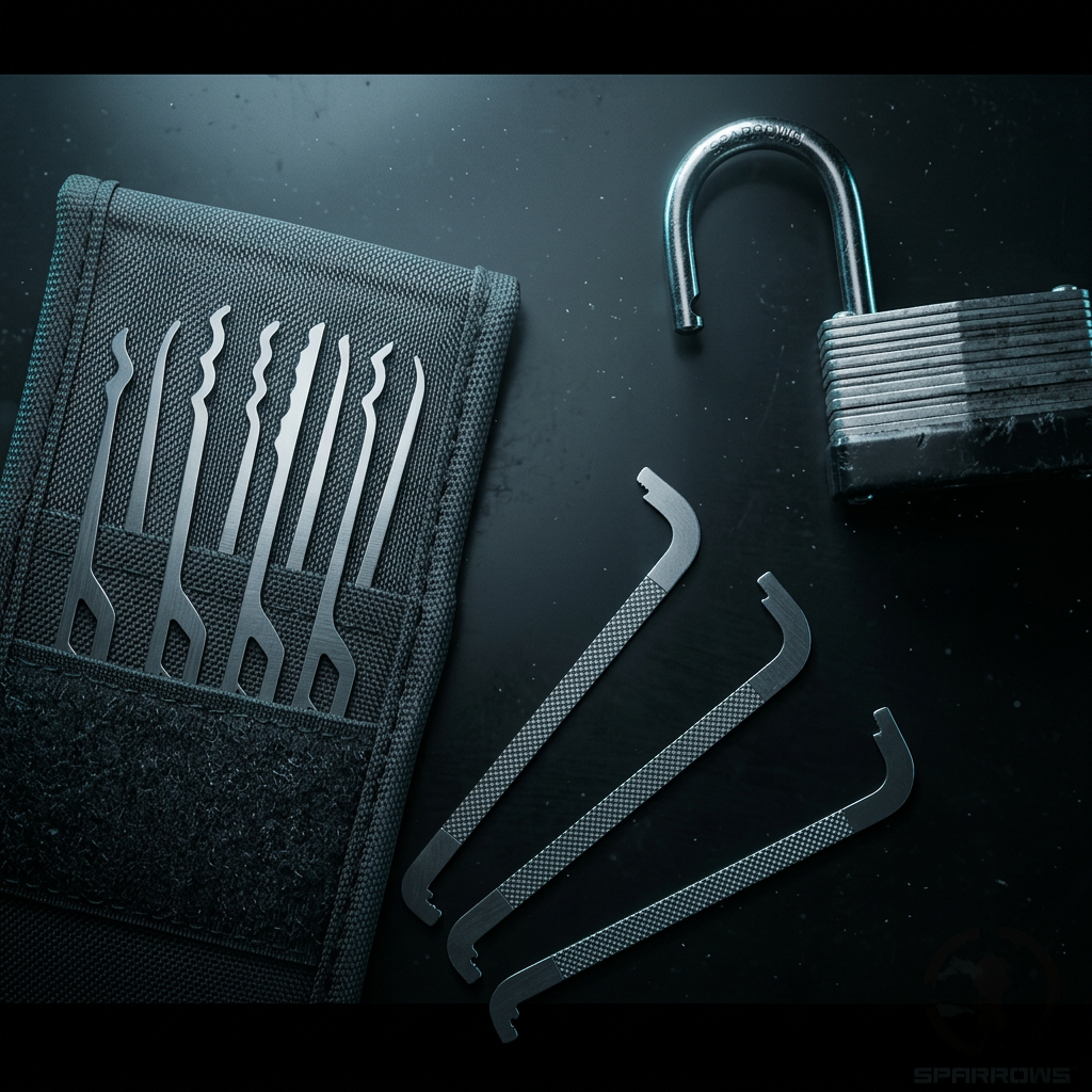 Sparrows Darkshift 13 Piece Lock Pick Set + Case - official Sparrows product image
