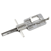 Dangerfield Yale Dimple Platinum 3 Star Lock Pick + Decoder at alternate angle