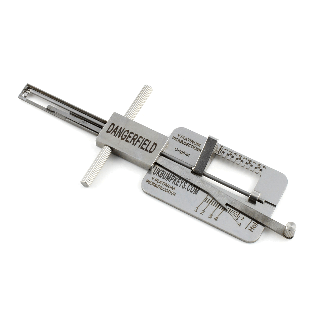 Dangerfield Yale Dimple Platinum 3 Star Lock Pick + Decoder