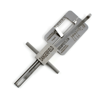 Dangerfield Yale Dimple Platinum 3 Star Lock Pick + Decoder at alternate angle