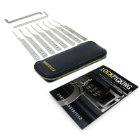 SERENITY lock pick set with printed how-to-lockpick booklet