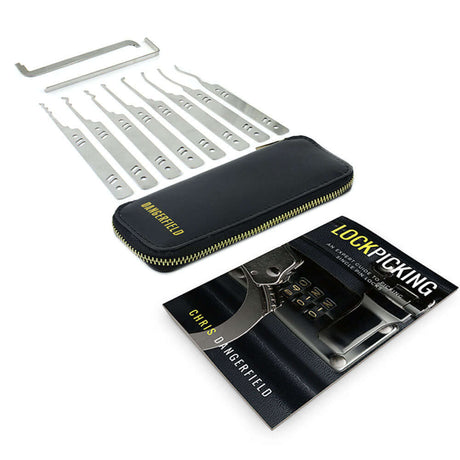 SERENITY lock pick set with printed how-to-lockpick booklet