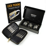 SERENITY set with three progressive clear practice locks and Beginners Visual Guide