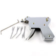 Lokko manual pick gun on a white background showing the trigger and needle holder