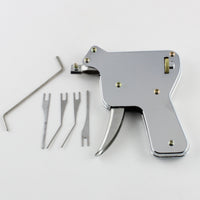 Close detail of the Lokko manual pick gun handle and trigger