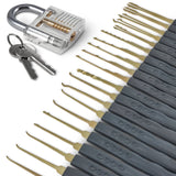 Full GOSO lock pick and tension tool layout