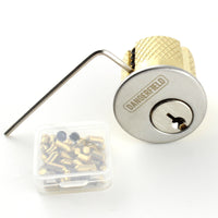 Repinnable Practice Lock Kit + Pins, Springs, Stoppers, Hex Allen Key