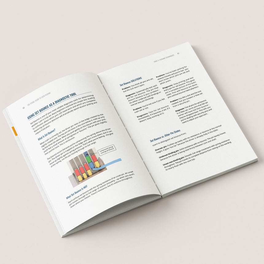 Lock Picking, The Beginners Visual Guide - 200 Full Colour Illustrations and 176 Pages teaching you how to pick locks in depth