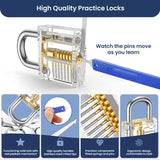 Practice Lock Pros: Close up shots of the Practice Padlock with benefits