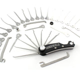 Dangerfield Skeleton Lock Pick EDC Multi-Tool with aerospace-grade aluminium and stainless steel for customizable toolkit.