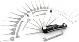 Dangerfield Skeleton Multitool with 30 piece lock picks expansion set for covert EDC use