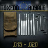Tuxedo Royale Euro Lock Pick Set .015" + Case - official Sparrows product image
