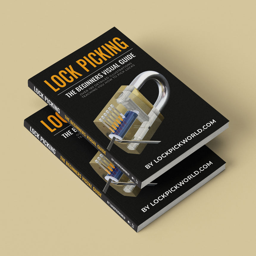 Lock Picking, The Beginners Visual Guide - 200 Full Colour Illustrations and 176 Pages teaching you how to pick locks in depth
