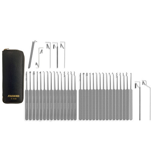 SouthOrd 37 Piece Slimline Lock Pick Set - UKBumpKeys