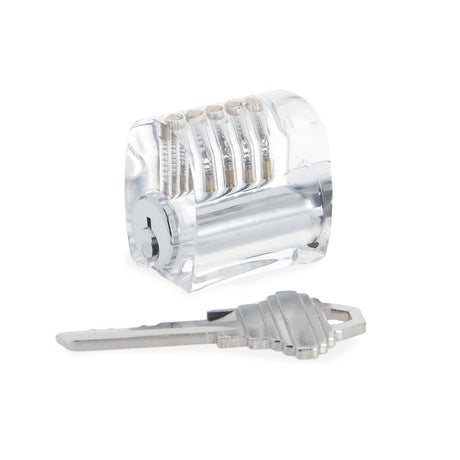 Dangerfield Clear Acrylic Practice Lock - Standard Pins - UKBumpKeys