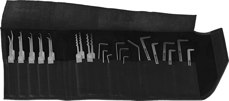 Multipick ELITE Medium Pickset 27 pieces (Christina Palmer 0.4 + 0.6) In Case