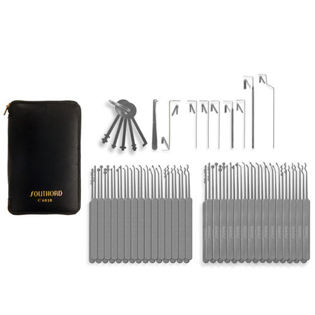 Southord 75 piece Slim-Line Lock Pick Set + Case - UKBumpKeys