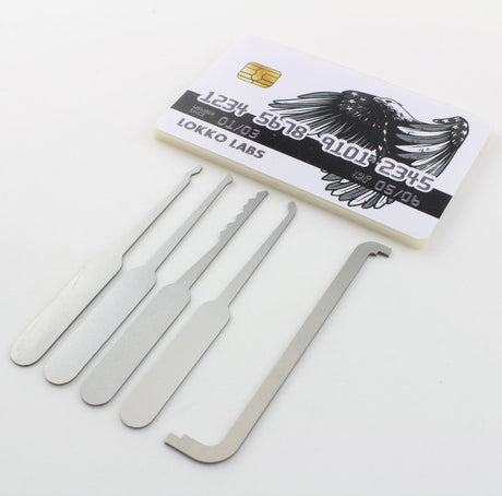 EDC Credit Card Lock Pick Set