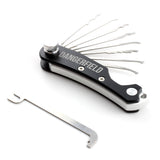 Dangerfield Skeleton Lock Pick EDC Multi-Tool with aerospace-grade aluminium body and stainless steel picks