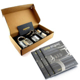 "Dangerfield Practice Locks Box and How-to Pick Booklet set for lock-picking skills enhancement"