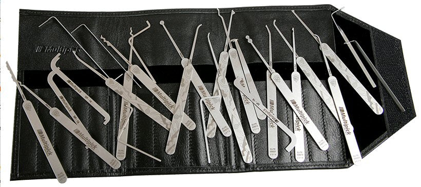 Multipick ELITE 27 piece Professional Lock Pick Set + Case - UKBumpKeys