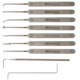 Multipick ELITE 9 Piece Professional Lock Pick Set + Case - UKBumpKeys