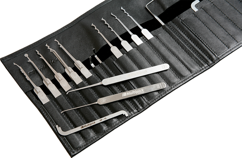 Multipick ELITE 23 Slim Lock Pick Set - 0.015inch - UKBumpKeys