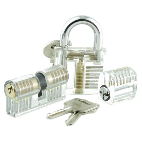 Dangerfield Training Practice Locks for Lock Pickers - Set of Three - UKBumpKeys