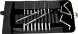 Multipick ELITE G-Pro Dimple Lock Pick Set with Leather Wallet - UKBumpKeys