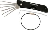 Multipick Extended Jackknife Pocket Pick Set Blackline Edition (+ extra picks) - UKBumpKeys