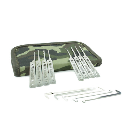 Dangerfield PRAXIS Dual-Gauge 21 Piece Complete Lock Pick Set - UKBumpKeys