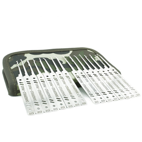 Dangerfield PRAXIS Dual-Gauge 21 Piece Complete Lock Pick Set - UKBumpKeys