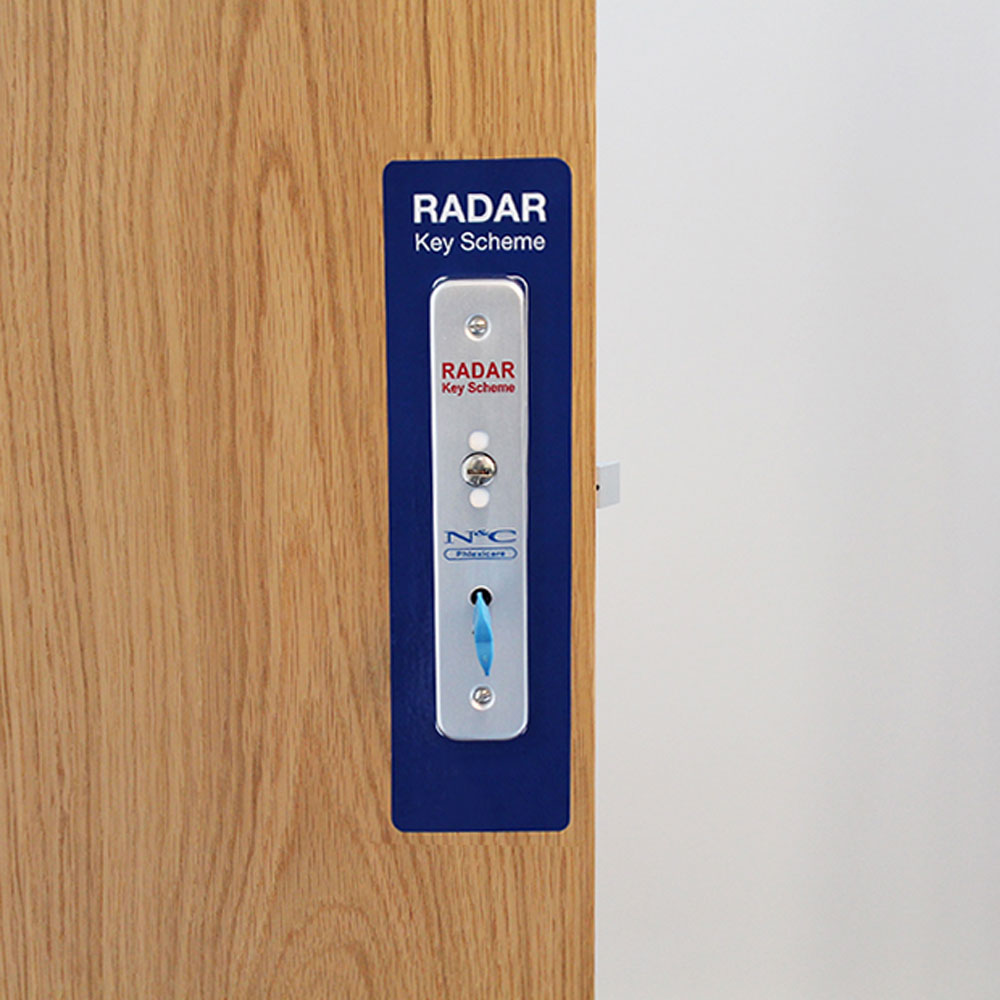 Radar Key for Disabled Toilets UK - Blue Heart - opens over 10,000 UK Disabled Toilets