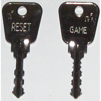 2 Piece Fruit Machine & Pool Table Reset Key - UKBumpKeys